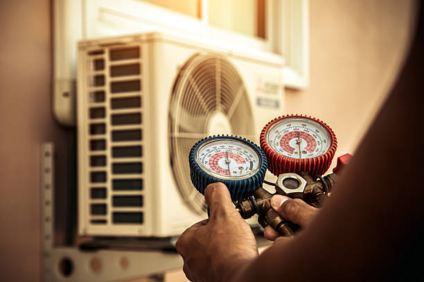 Professional Hvac technician working in Newell, PA